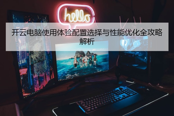 开云电脑使用体验配置选择与性能优化全攻略解析